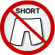 shorts de bain interdits